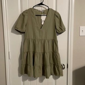 Tiered Mini Dress